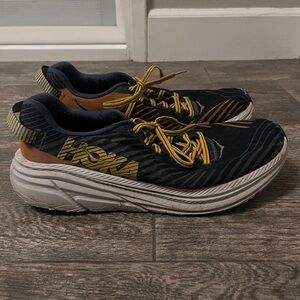 Hoka One One Rincon 3 road running shoes, Majolica Blue Lead US 9M / 11W